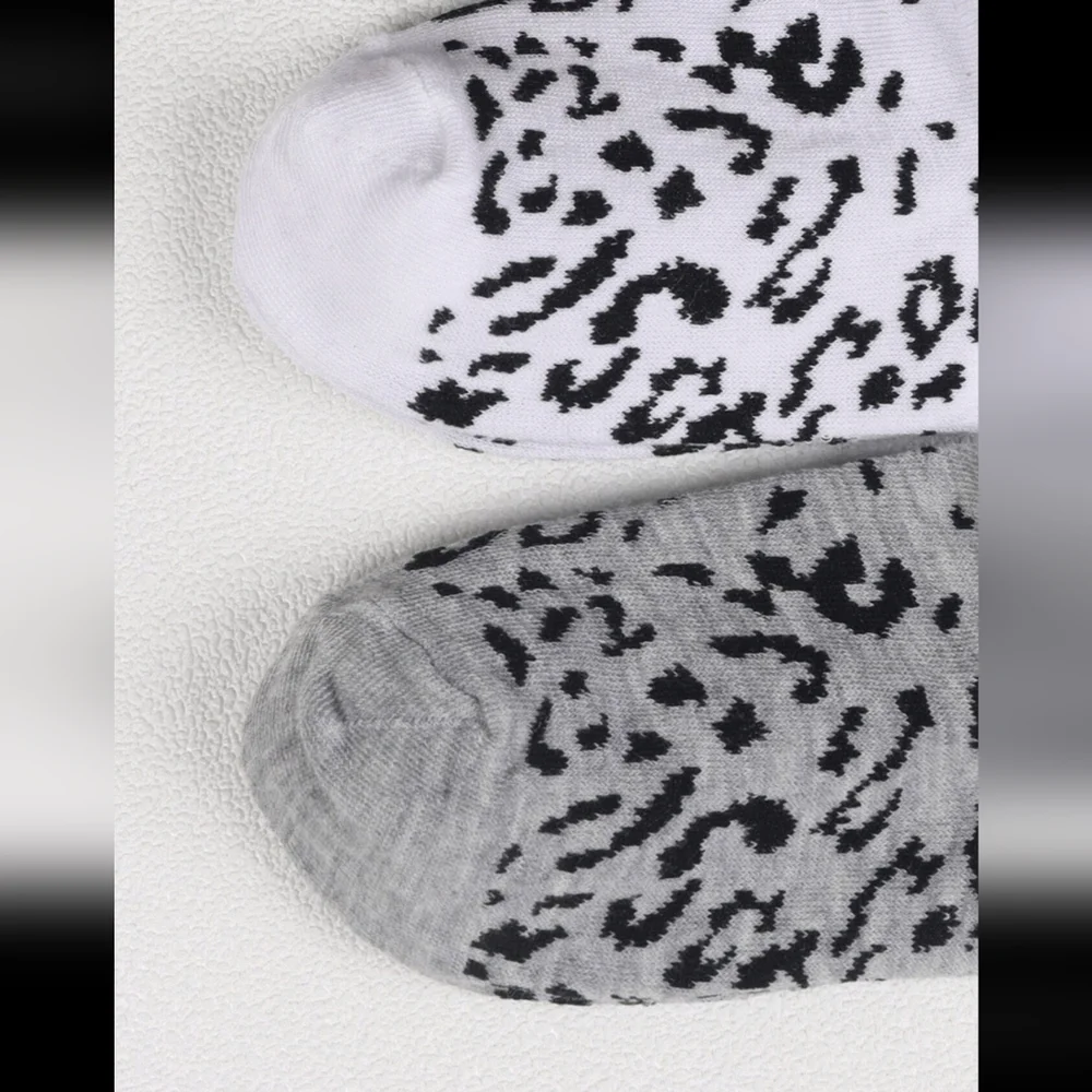 🍉5 for $25* Leopard Print No-Show Socks